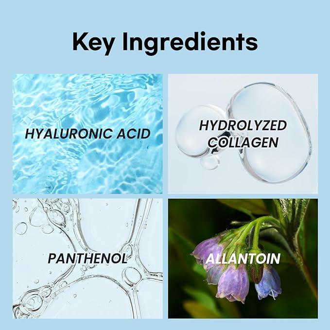 [Christmas Gift] coxir Ultra Hyaluronic Holiday Gift Set – Cleansing Oil + Toner + Ampoule + Cream |Mini Skincare Kit, Travel-Size Korean Skincare Set, Hydrating Routine | Christmas Mini Gift