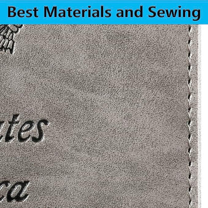 Airtag Passport Holder Cover Wallet Travel Essentials RFID Blocking Leather Card Case International Must Haves Travel Accessories for Women Men(119#Grey)