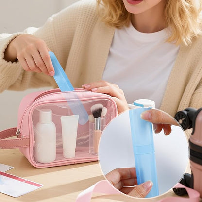 24 Pcs Travel Toothbrush Case, Plastic Portable Toothbrush Storage Cases, Dust-Proof Toothbrushes Container, Breathable Toothbrush Holder for Travel Camping Home School Business, 6 Colors