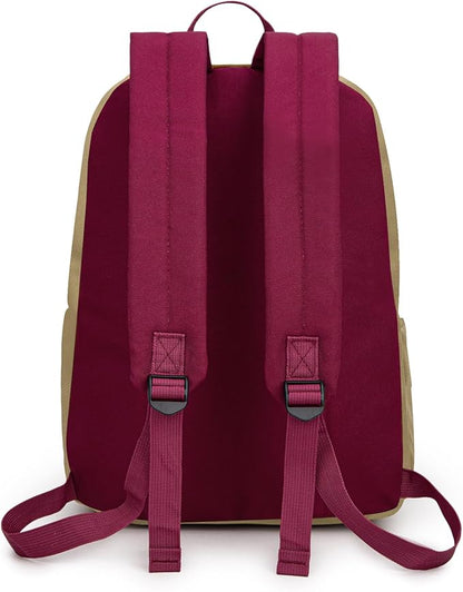 Montana West Backpack for Women Men 2 PCS Lightweight College Bookbags Casual Daypack Backpacks for Commute & Travel