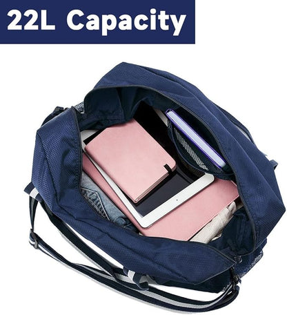 Arxus Travel Lightweight Water-resistant Foldable Storage Carry Luggage Duffle Tote Bag