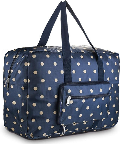 F.FETIVIN Weekender Bag Carry On Travel Duffle Medium Overnight Bag for Women(Dream Blue)
