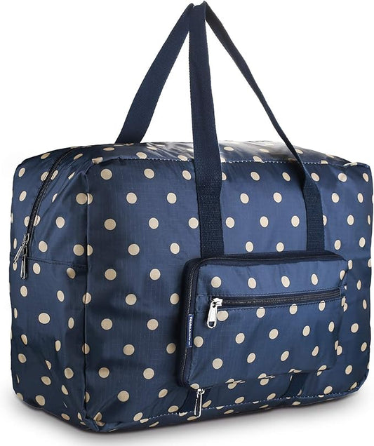 F.FETIVIN Weekender Bag Carry On Travel Duffle Medium Overnight Bag for Women(Dream Blue)