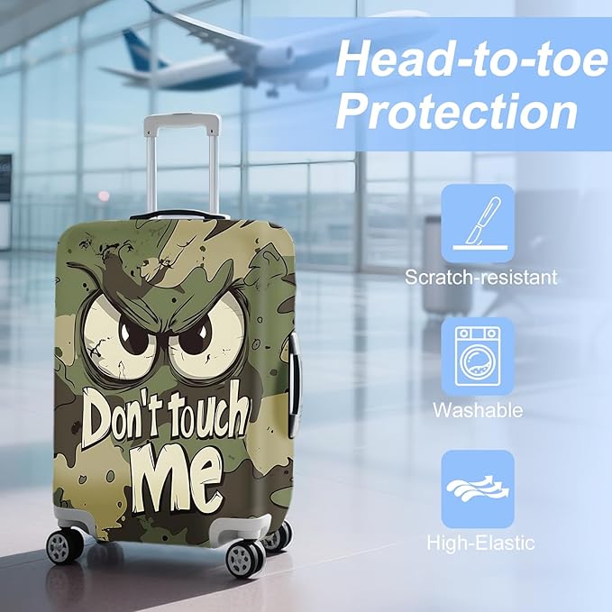 ANNA QUEEN Travel Luggage Cover Suitcase Protector Suitcase Cover Anti-Scratch,Stretchable Bag Cover Washable Durable Polyester