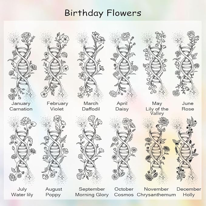 callie Personalized DNA BirthFlower Jewelry Box with Mirror & LED 3 Adjustable Light, Custom Name - Travel Makeup Organizer Box, Gift for Women Doctor Medical Staff