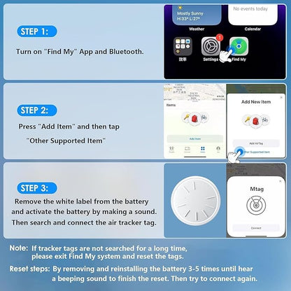 Tracker Works with Apple Find My (iOS Only),Key Finder Luggage Tracker with Keyring and Waterproof Case,Not for Android,Track Wallet Backpack Suitcase Dogs Cats Pets Collar Car (1 Pack)