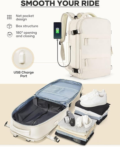 coofay Vacuum Backpack Travel with Pump Vacpack Travel Backpack with Vacuum System Mochila de Viaje Compresion al Vacio Easyvacpack Airbag Backpacks for Traveling Carry on Luggage