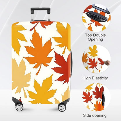 ANNA QUEEN Travel Luggage Cover Suitcase Protector Suitcase Cover Anti-Scratch,Stretchable Bag Cover Washable Durable Polyester with Elastic Hem with Zipper Closure