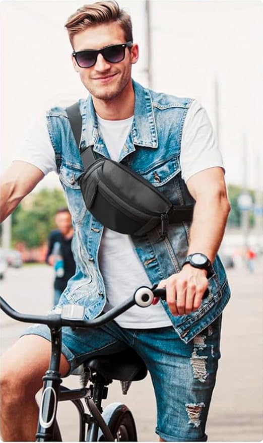 SHANGRI-LA Tactical Concealed Carry Fanny Pack for Men and Women, Low-Profile CCW Waist Bag, with Pistol Holster and Mag Holder, Multi-Use for Hiking, Travel, EDC