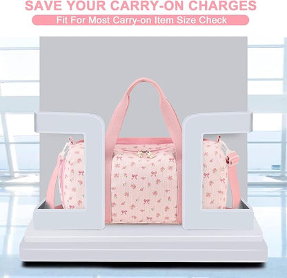 BLUBOON Duffle Bag Girls Kids Cute Gym Bag with Shoes Compartment & Wet Separation Waterproof Sports Overnight Travel Bag