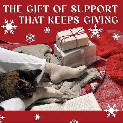 Apolla The Performance Compression Crew Socks for Men & Women, 20-30 mmHg, As Seen on Shark Tank, Ankle, No Show Sock, 1 pair