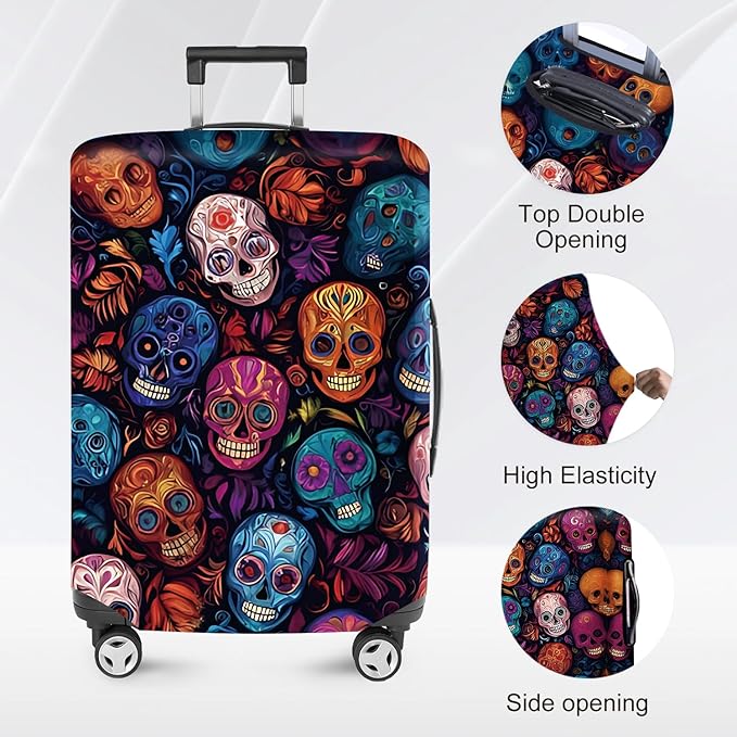 ANNA QUEEN Travel Luggage Cover Suitcase Protector Suitcase Cover Anti-Scratch,Stretchable Luggage Travel Bag Cover Washable