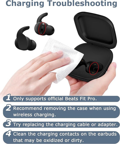 Charging Case Replacement Compatible with Beats Fit Pro - 700mAh Battery Wireless Earbuds Charger Case with Bluetooth Pairing