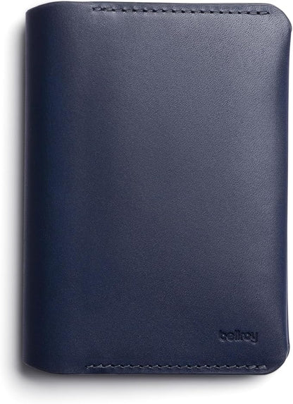 Bellroy Passport Cover (slimline travel wallet/pouch with card slots and space for cash plus travel documents) - Navy