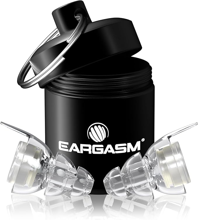 Eargasm All-Nighters Earplugs Standard - Noise Reducing Night-Time Ear-Plugs for Sleeping, Studying, Blocking Snoring - Perfect for Reducing Noise While Sleeping, Enhancing Focus While Studying & More