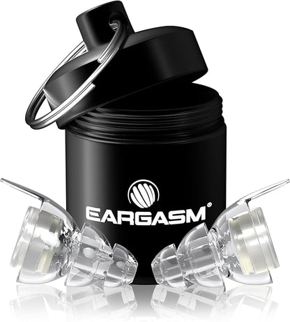 Eargasm All-Nighters Earplugs Standard - Noise Reducing Night-Time Ear-Plugs for Sleeping, Studying, Blocking Snoring - Perfect for Reducing Noise While Sleeping, Enhancing Focus While Studying & More