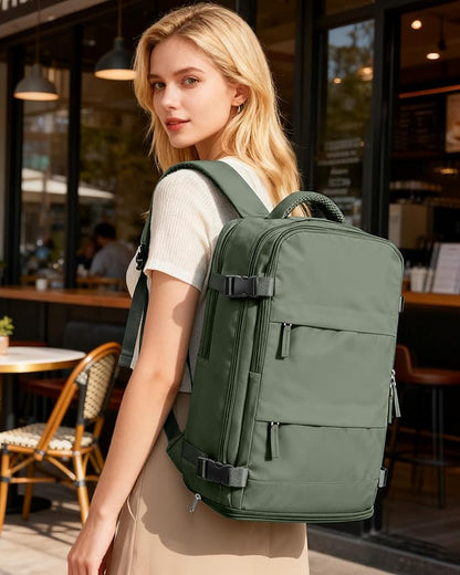 coofay Large Travel Backpack For Women Men Airline Approved Carry On Backpack Flight Approved Waterproof Sports Luggage Backpack Casual Daypack Small Hiking Backpack