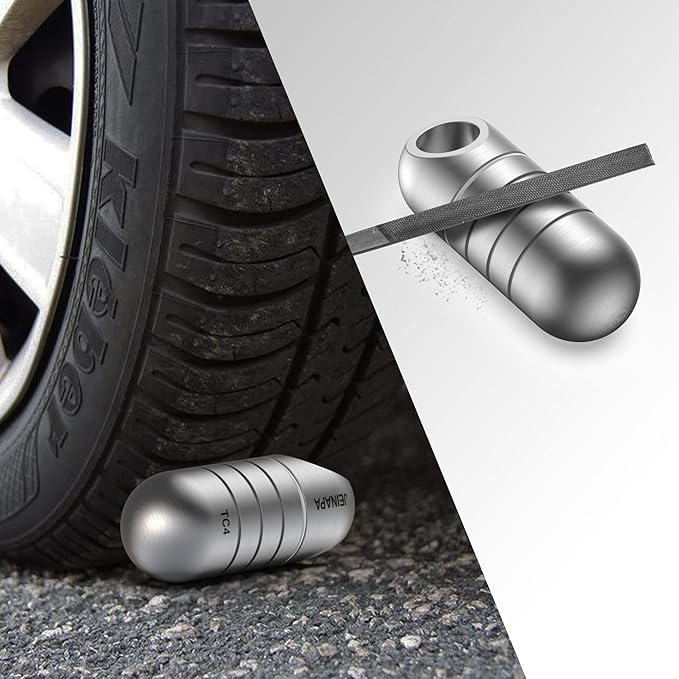 Small Pill Holder Keychain, JEINAPA Titanium Waterproof Mini Portable Pocket Pill Case Travel Pill Container, Nitroglycerin Tiny Metal Pill Box Pill Organizer for Outdoor Camping (Large, Style 3)