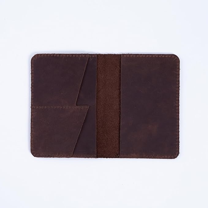INCARNE Leather Passport Holder for Travel - Passport Case - Passport Wallet for Men - Passport Cover for Women Sleeve Protector - Travel Essentials Vacation Luggage Travel Gifts - Vintage Brown