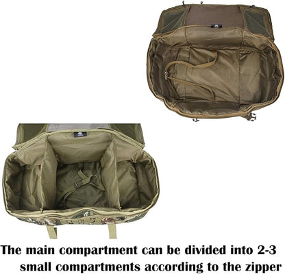 Greencity Travel Duffel Bag for Weekend Overnight Bag Waterproof Small Large for Men Women 30L 45L 85L Coyote