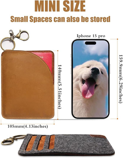 Leather Passport Holder for Travel with Airtag Slot, Passport Wallet for Men & Women,1-3 Passport Books,Passport Sleeves Travel Essential & Gift (TW9-Glod Brown, for 1 passport book)