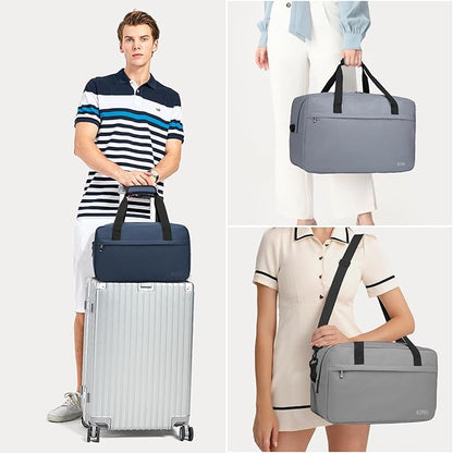 Kono Small Travel Duffel 14L Under Seat Carry-On Sports Tote Gym Bag - 13.78"x7.87"x7.87" Navy