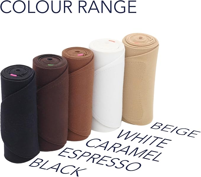 URSA Waist Strap - Ultra Slim, Breathable & Stretchy Microphone Transmitter Straps. Compatible with Most Transmitter/Receivers (White, Large Waist - Small Pouch)