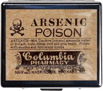 7 Days Chromed Shiny Silver Pill Organizer with Mirror Inside Has 8 Separate Compartments Rectangle Cute Travel Pill Organizer for Purse 7 Days (Retro Style)