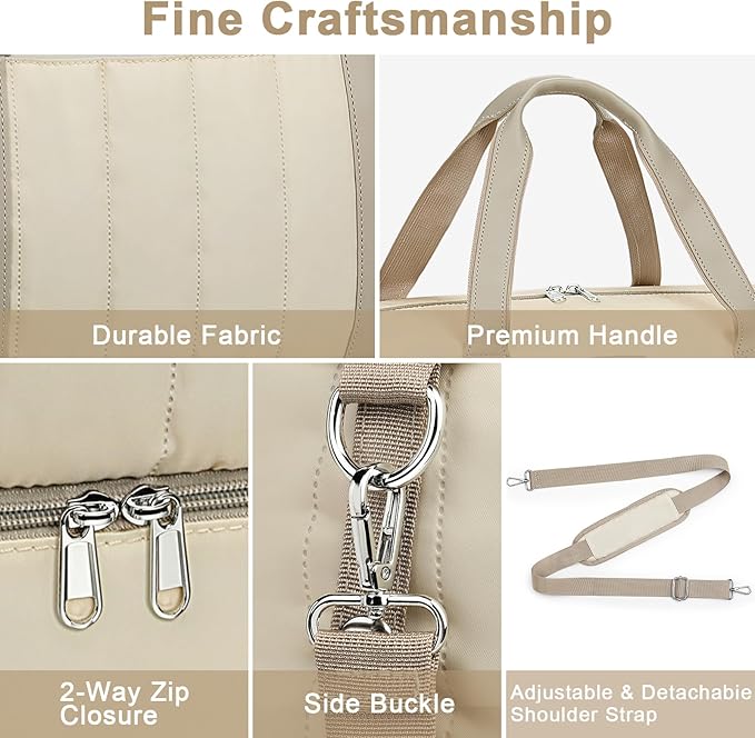 IBFUN Weekender Bags for Women, Travel Duffle Bag with Shoe Compartment Carry on Weekender Overnight Duffel for Weekend Travel Business Trip 3PCS