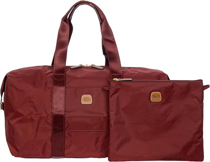 Bric's X-Collection Recycled fabric holdall medio 2in1 foldable - Bordeaux