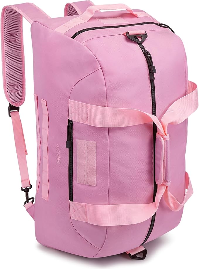 G4Free 70L Large Tactical Duffle Bag Men Sports Gym Backpack with Shoes Compartment Military MOLLE Duffel Backpack (Purple)