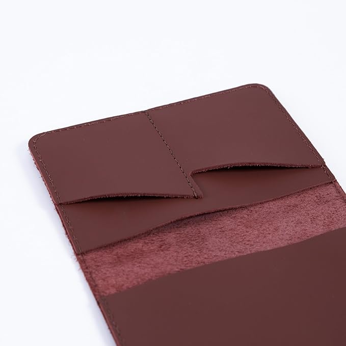 INCARNE Leather Passport Holder for Travel - Passport Case - Passport Wallet for Men - Passport Cover for Women Sleeve Protector - Travel Essentials Vacation Luggage Travel Gifts - Classic Brown