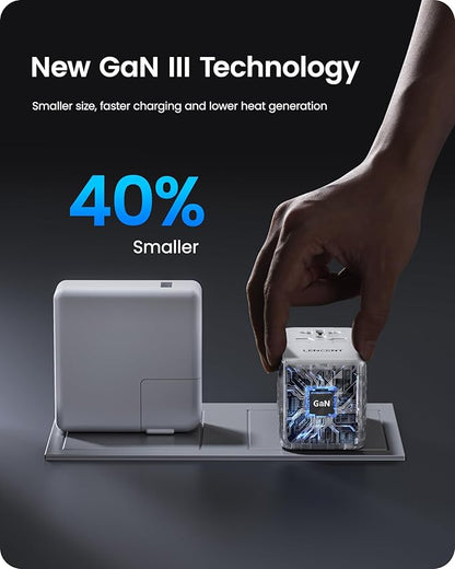 LENCENT 120W International Travel Adapter, Universal Travel Adapter with 1 QC USB-A & 3 PD3.0 Type C Power Adapter, Fast Charging for Phone,Laptops, All-in-One Outlet Adapter for USA/UK/EU/AUS, White