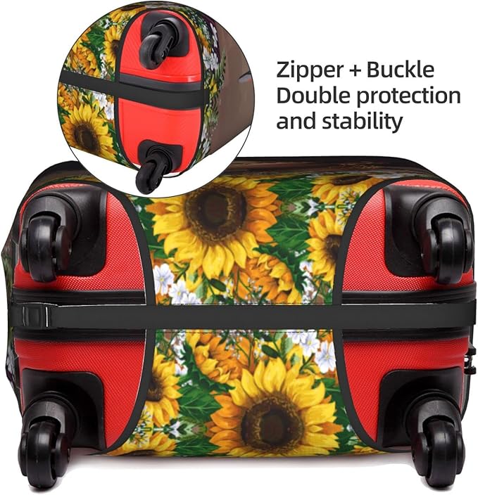 Suitcase covers for luggage tsa approved luggage cover for Suitcase Washable Suitcase Protector Anti-scratch Suitcase cover Medium African American Black Girl