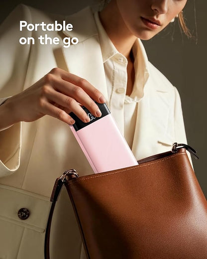 Portable Phone Charger, 10000mAh Portable Charger Power Bank with Built-in Cables, Travel Essential Battery Pack Compatible with iPhone, Samsung, Google, iPads, Tablets, etc