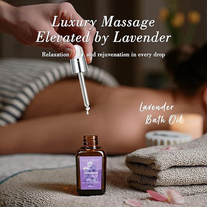 Christmas Gifts for Women - 8 Pcs Lavender Bath and Body Gift Set for Women, Spa Gift Basket | Mothers Day Gifts for Mom, Birthday Gifts, Self Care & Pampering Gifts, All Occasion Holiday Present