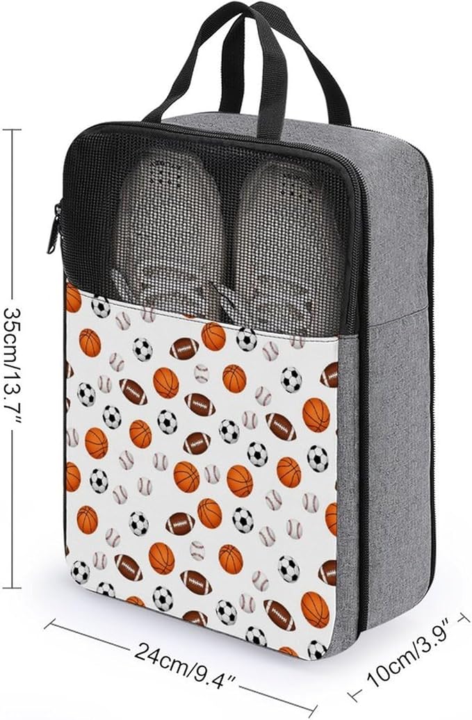 Golf Shoe Dust Bags Basketball Soccer Football Baseball Ball Portable Shoe Packing Storage Organizer with Handle Packing Organizer for Sneakers