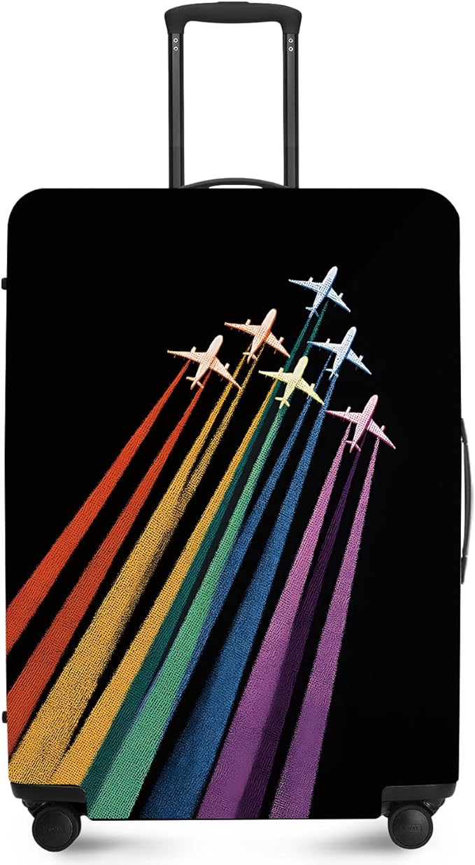 ANNA QUEEN Travel Luggage Cover Suitcase Protector Suitcase Cover Anti-Scratch,Stretchable Luggage Travel Bag Cover Washable