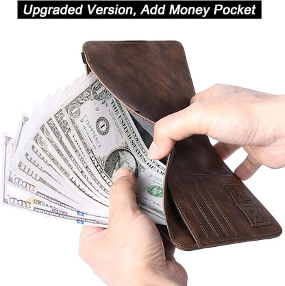 Passport Holder Cover Wallet Travel Essentials Leather Rfid Blocking Case Vacation Luggage Must Haves Travel Accessories for Men Women (116#Coffee)