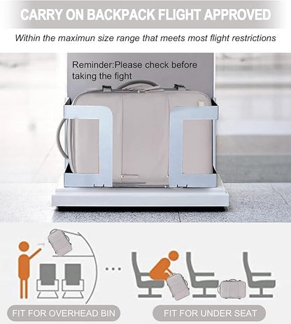 Carry On Backpack, 42L Flight Approved Travel Backpack for Men Women,Airline Approved Gym Backpack Waterproof Business Laptop Daypack Laptop Backpack,Casual Daypack for Business Weekend Hiking