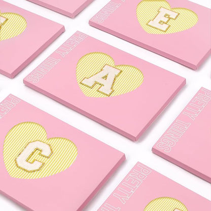 2 PCS Initial Makeup Bags for Women: Cosmetic Bag for Travel Toiletry - Birthday Gifts for 11 12 13 14 15 16 17 18 Years Old Girl Graduation Teacher Gift- Teen Girl Gifts Trendy Stuff - Yellow S