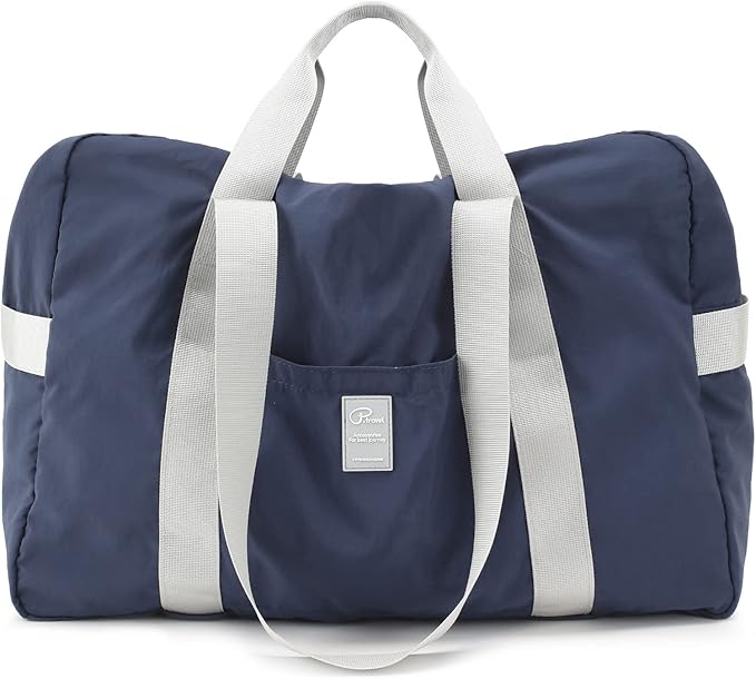 VanFn Foldable Travel Duffel Bag, Sports Duffels Gym Bag, Rainproof Nylon Totes, Sports Shoulder Handbag, Lightweight Duffle Bags For Women & Men, Outdoor Weekend Bag, P.Travel Series