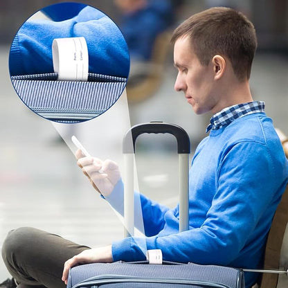 1000 Tags Paper Luggage Tags for Hotels Baggage Claim Check Tags with Transfer Tape Serial Numbering Paper Luggage Tags Hotel Luggage Claim Tag Claim Ticket for Suitcase Motel Bag Storage (White)