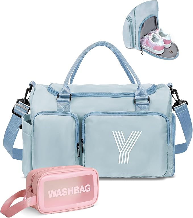 Girls Gift, Girls Gifts for Kids, Initial Gym Bag for Girls, Kids Travel Duffle Bag, Sports Bag, Personalized Weekender Bag, personalized gifts, Overnight Bag bridal shower gifts