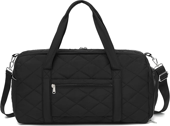 BLUBOON Duffle Bag Girls Kids Cute Gym Bag with Shoes Compartment & Wet Separation Waterproof Sports Overnight Travel Bag