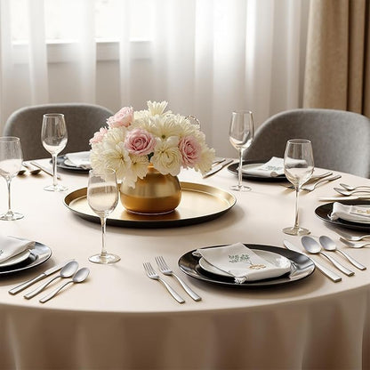 HIKAA Forged Silverware Set Stainless Steel Flatware Set,Service for 2,Matte Satin Polished Cutlery Set,Dishwasher Safe (Mattle Silver, 10PCS)