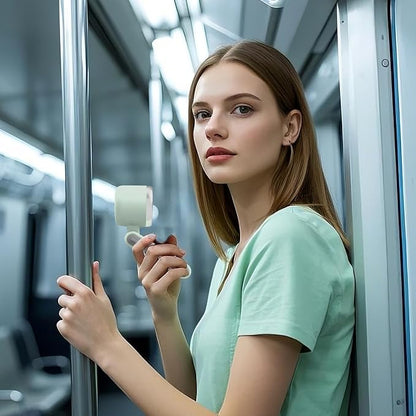 Foldable Handheld Fan - Portable High Speed Rechargeable 10000mAh Mini Turbo With Digital Display, 5 Speed Adjustable Personal Small Pocket, Gifts for Women Men Travel Camp Outdoor Office