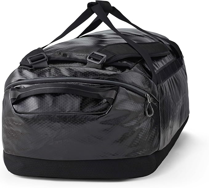 Gregory Alpaca 100L Water-Resistant Travel/Gear Organization Duffel Bag with included Packing Cube, Obsidian Black