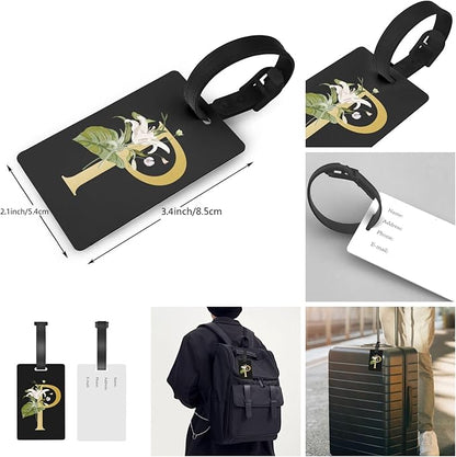 Decorative P Suitcase Protectors Elastic Washable Luggage Covers With Concealed Zippers For 18-32 Inch Luggage (Size S: Fits 18-21 Inch)