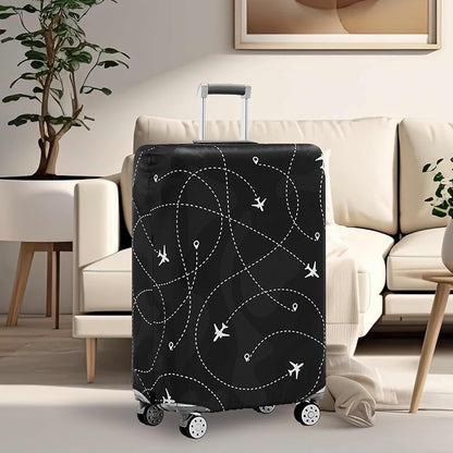 Travelkin Luggage Cover For Suitcase Tsa Approved, Suitcase Cover Protector Fits 18-32 Inch Luggage(M for 22-25 Inch Luggage)